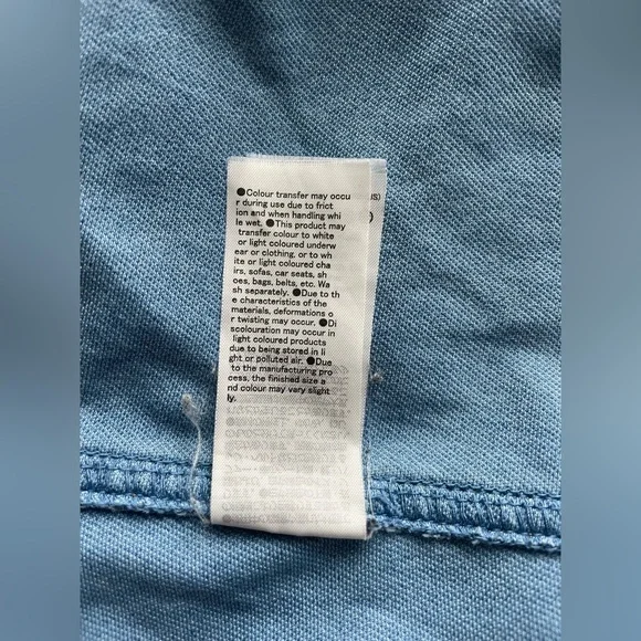 Muji Women Blue Denim Pockets Dress Small - Picture 8 of 8